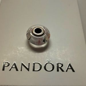 Pandora pink flower charm brand new